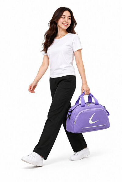 Bevitton Lila Two-Compartment Long Strap Unisex Medium Size Travel Fitness an...