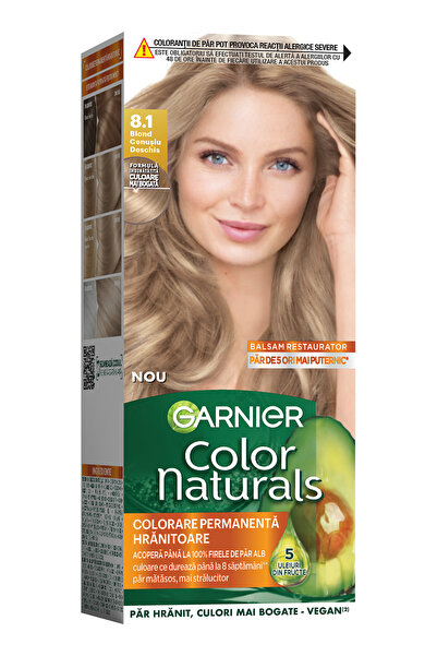 Garnier Vopsea de par permanenta cu amoniac Garnier Color Naturals 8.1 Blond ...