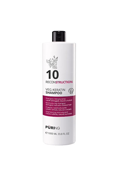 PURING 10 Reconstruction Repairing Shampoo with Herbal Keratin and Amino Acid...