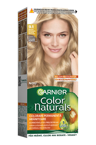Garnier Vopsea de par permanenta cu amoniac Garnier Color Naturals 9.1 Blond ...