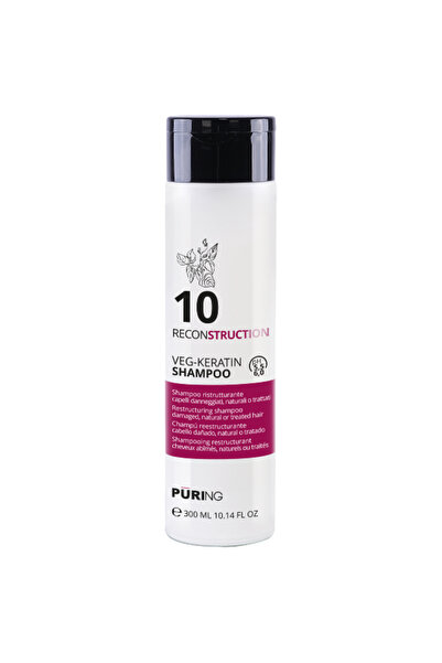 PURING 10 Reconstruction Repairing Shampoo with Herbal Keratin and Amino Acid...