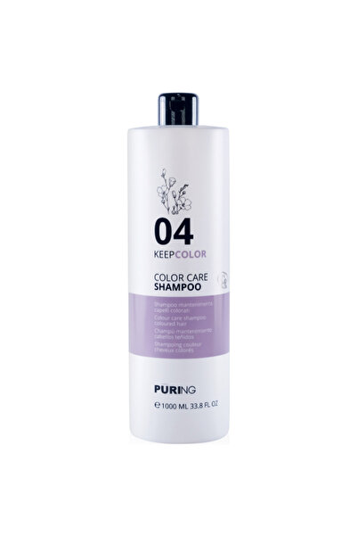 PURING 04 Keepcolor Color Protecting Shampoo with Flaxseed Oil and Vitamin E ...