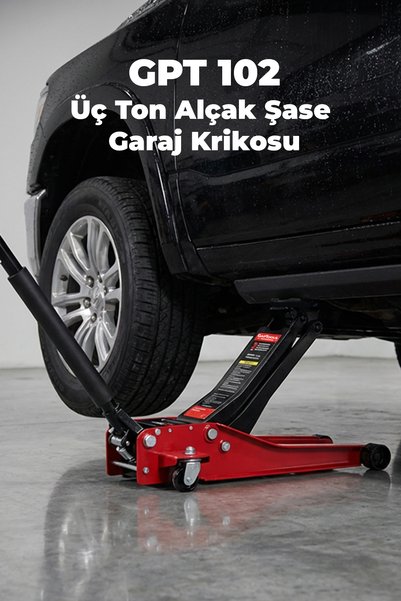 GAPTOOLS PROFESSIONAL Garaj Krikosu Üç Ton Alçak Şase GPT102