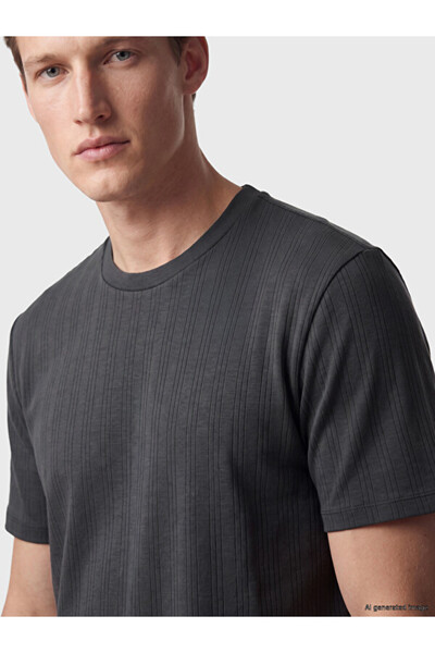 LC Waikiki I Zero Roba Collar Men's Ribbed T-Shirt from Freezen Store