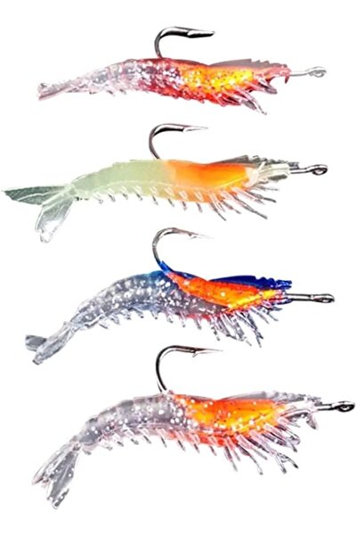 X SPRING Fishing Lures Set, 4 Piece Floating Swimbait with Sharp Hooks, Reali...