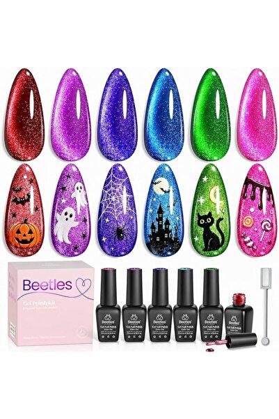 beetles Gel Polish مجموعة طلاء أظافر جل صيفية من بيتس، 20 لونًا بألوان الباست...