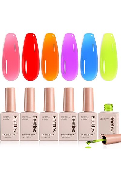 beetles Gel Polish مجموعة طلاء أظافر جل صيفية من بيتس، 20 لونًا بألوان الباست...