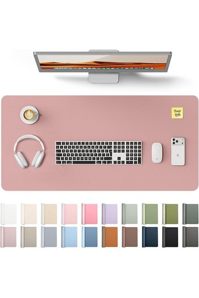 GENERAL YSAGi Leather Office Desk Mat, Mouse Pad Xxxl, Dark Grey, 800x400mm
