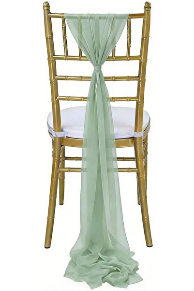 GENERAL Wedding Chair Sashes Cover Aisle Decorations Draping Fabric Wrinkle-F...
