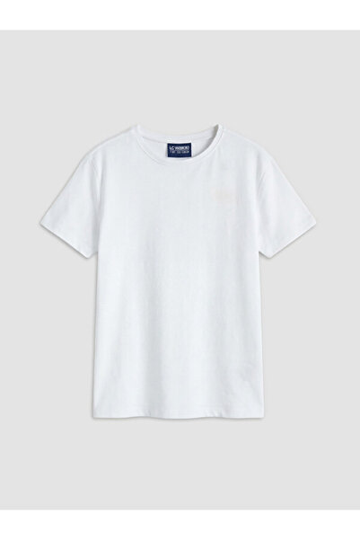 LC Waikiki Quality Parts from Çelebi Store Zero Roba Collar Plain Girl's T-Shirt