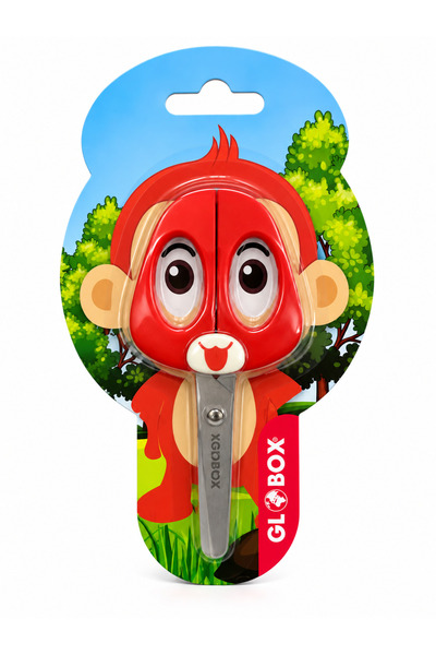 Globox Blunt Tip Student Scissors with Animal Figures