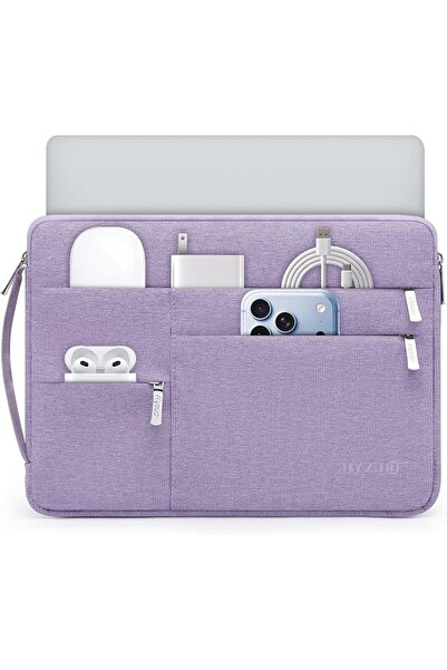 GENERAL HYZUO 13.3 14 15 16 Inch Laptop Sleeve Bag with 3 Front Pockets and S...