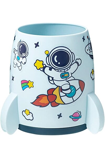 Tazweeq Rocket Desk Organizer, Cute Stationery Storage Holder for School Offi...