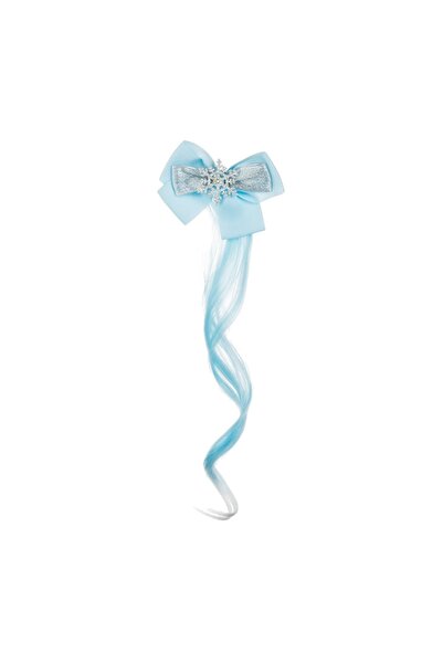 OEM Clama Par cu Fundita Ciel Alba & Glitter Argintiu pentru Copii - Accesori...