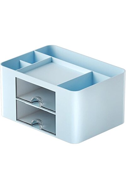 Yelajoy Desk Organizer,Blue Multi-Functional Pencil Holder