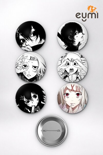 Eymi Design Tokyo Ghoul Juuzou Suzuya Manga Gothic Art Temalı Çanta Süsü Roze...