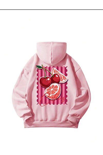 FS CABİN Unisex Basic Hoodie χωρίς στάμπα, μονόχρωμο, oversized, φαρδύ, 3 κλω...