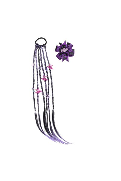 OEM Elastic Par cu Codite & Clips Liliac de Halloween – Accesoriu de Păr Tema...