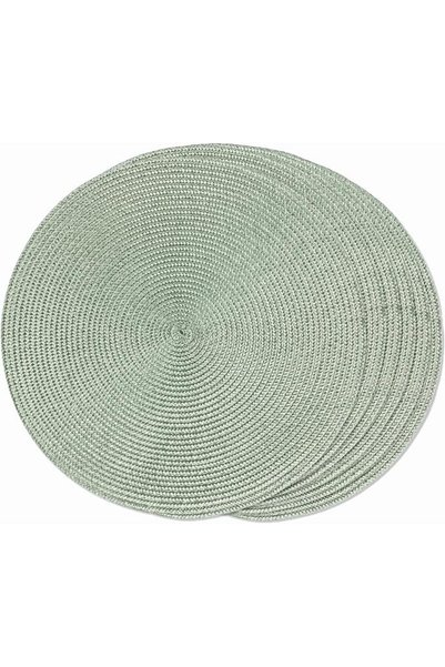 GENERAL FunWheat Round Braided Placemats Set of 6 Place Mats for Dining Table...