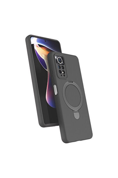 m.tk moveteck Redmi Note 11 Pro & 12 Pro 4G Kılıf Magsafe Halkalı Extra Stand...