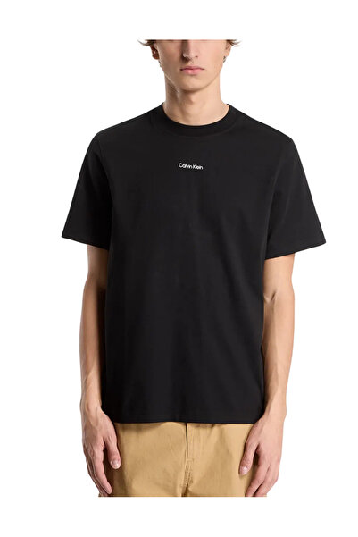 Calvin Klein Ανδρικό T-shirt Μαύρο LV04RH821G-UB1