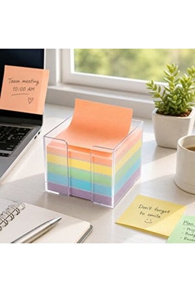 CBD CORAL BEST DEALS Notițe colorate în suport 8.5x8.5cm - 700 de coli