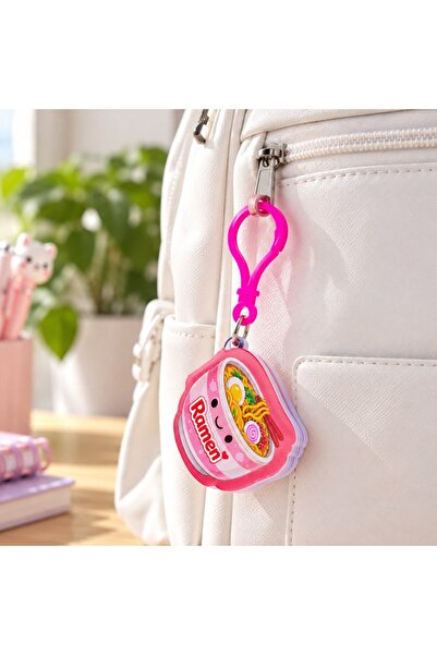 DD SHOP Breloc ramen roz caietel - Brelocuri Charms, Cosmetice Produse Ingrijire