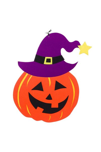 DD SHOP Decoratiune de Halloween Dovleac din Pasla 27.5x38cm - Decoratiuni