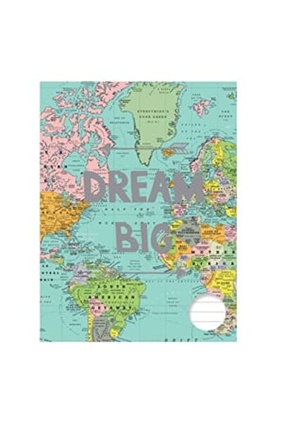 CBD CORAL BEST DEALS Caiet A5 liniat Map - 80 de foi