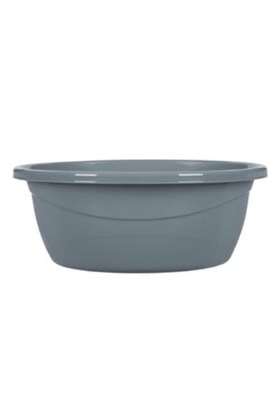 CBD CORAL BEST DEALS Bazin universal rotund din plastic, gri, 2.7l