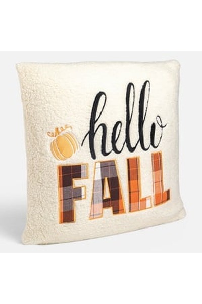 CBD CORAL BEST DEALS Pernă decorativă de toamnă Ecru, Model de toamnă, 45x45cm