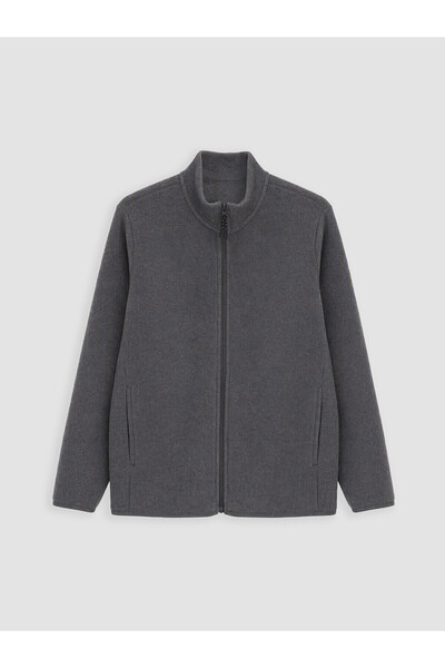 LC Waikiki Nevavm Farkıyla Lcwaikiki Classic Gray Polar Plain Standard & Regu...