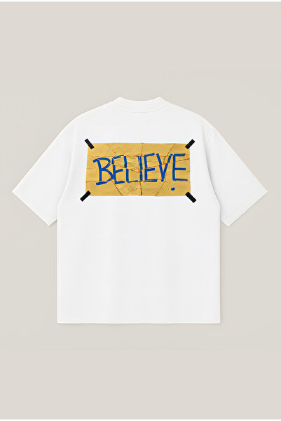Ted Lasso Baskılı Oversize Boxy Kesim Unisex %100 Pamuklu Tshirt | Streetwear