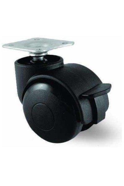 Generic Brand Plastic Furniture Wheel with Brake 50 mm - 360 Degree Swivel Of...