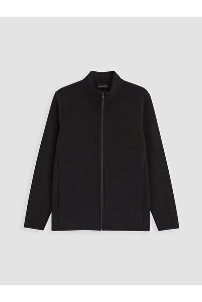 LC Waikiki Nevavm Farkıyla Lcwaikiki Classic Black Fleece Plain Standard & Re...
