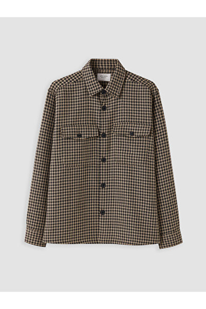 LC Waikiki Nevavm with Difference Lcw Vision Green Flannel Plaid Standard & R...