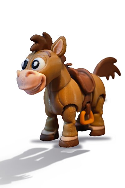 Bullseye At Figürü – Eklemli Oyuncak Hikayesi (Toy Story) Masaüstü Dekor ve Hediyelik Biblo