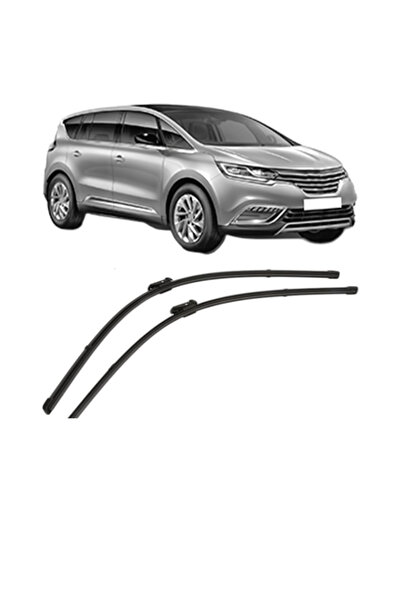 VALEO Set of car wipers RENAULT ESPACE V (JR_) 2015-2023, for windshield, Sil...