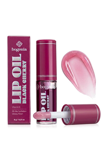 Bogenia Black Cherry and Vitamin E Lip Oil by Boginaya 003