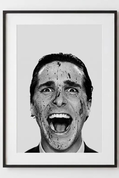 Taranist Poster - American Psycho Patrick Bateman - Kült Film Posteri