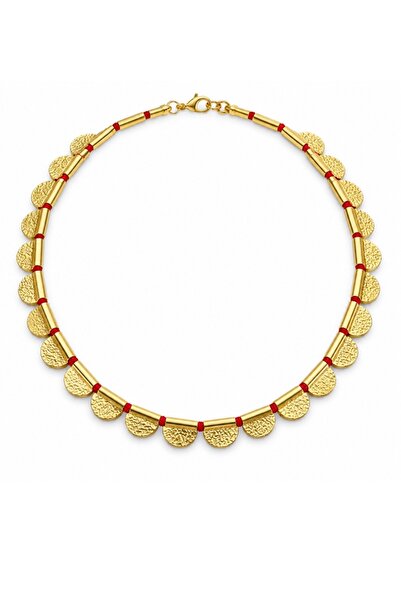 Gold Kırmızı Kolye