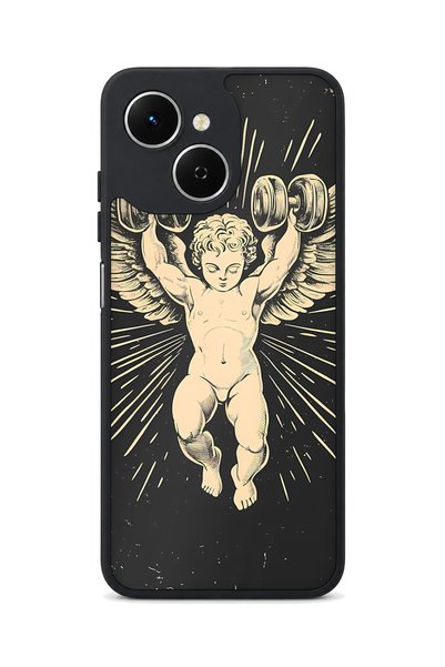 TECNO Spark 40C Compatible Angel Patterned Camera Protected Shockproof Case