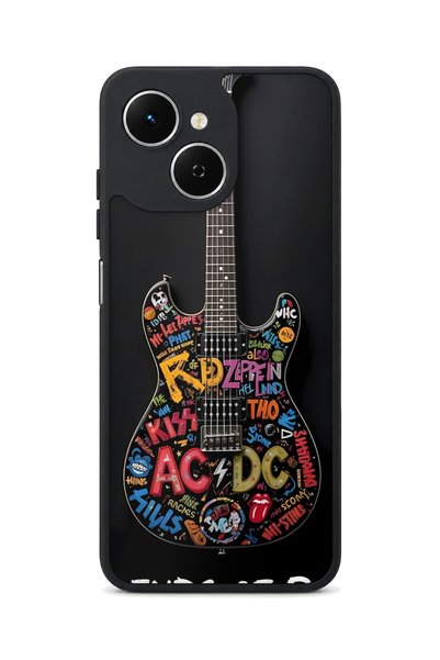 TECNO Spark 40C Compatible Rock Pattern Camera Protected Shockproof Case