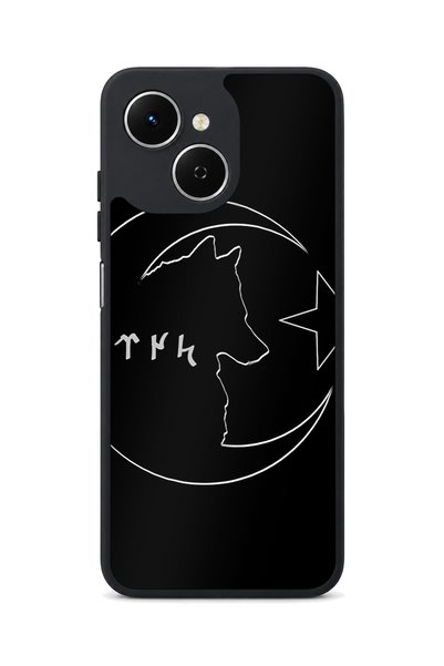 TECNO حافظة مقاومة للصدمات متوافقة مع كاميرا Spark 40C بنمط Bozkurt