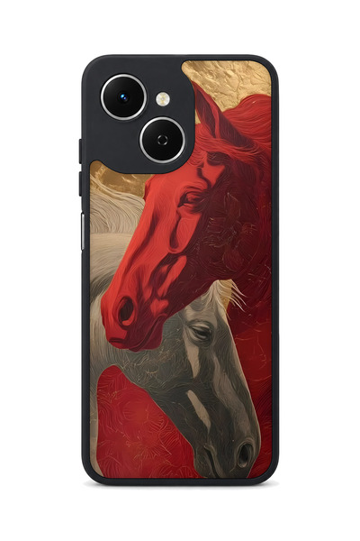 TECNO Spark 40C Compatible Atsanatı Patterned Camera Protected Shockproof Case