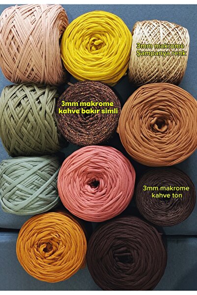 UMRA collection Natural Collection 11’li Penye İp Seti 300-450 gr + 3 mm 3’lü...