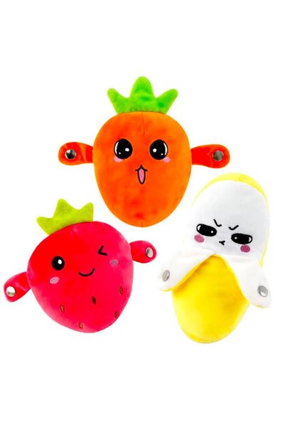 Generic Brand Touch-Sensing Musical Fruit Plush Toy - Interactive Fruit Rhythm Piano Stuffed Toy for Kids