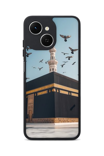 TECNO Spark 40C Compatible Kaabe Pattern Camera Protected Shockproof Case