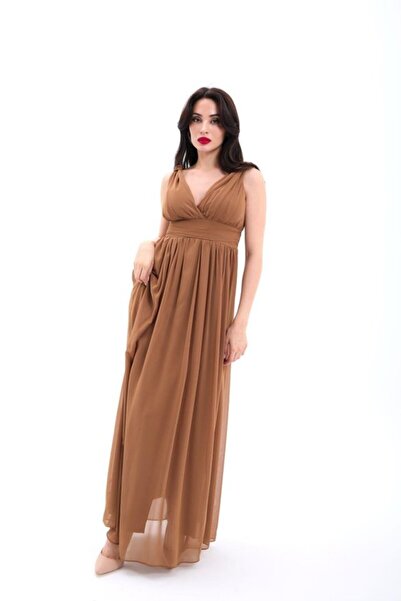 MYSSHOES 4662 فستان-بني