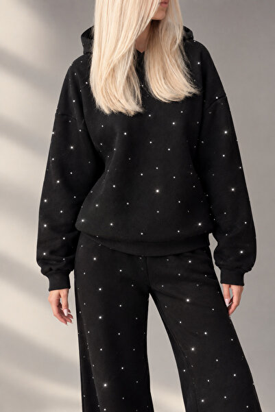 sterk Parlak taşlı sweatshirt